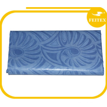 Matière 100% coton tissu africain Tissu peigné Tissu jacquard teinture